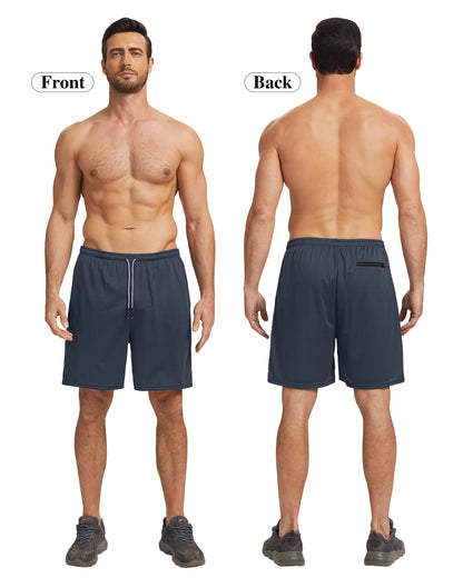 Men's 2-in-1 Quick-Dry Running Shorts 5-Pack