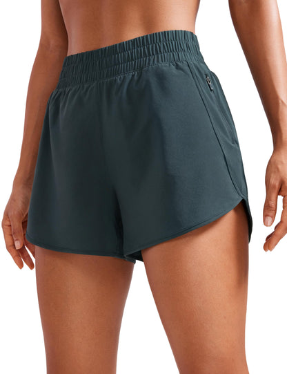Women's High-Waisted Quick-Dry Running Shorts
