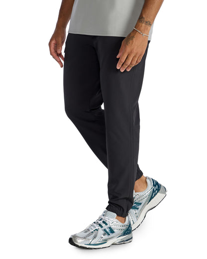 Men's Stretch Cargo Joggers with Zipper Pockets