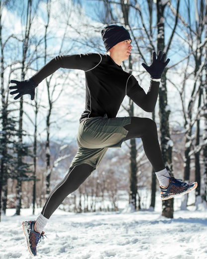 Men's Compression Base Layer Shirt & Pants Set