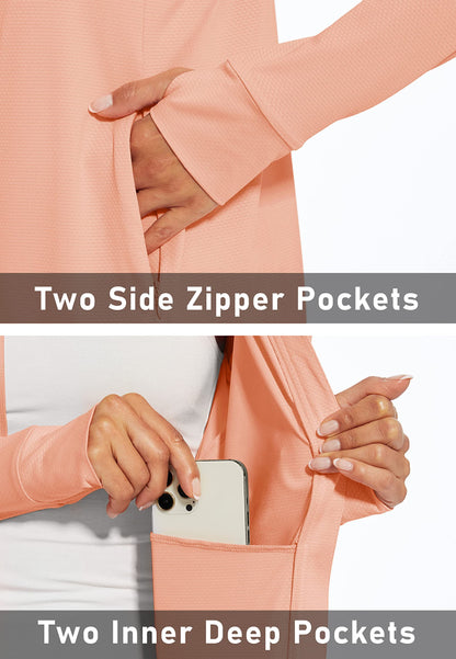 Women's UPF 50+ Lightweight Outdoor Zip Jacket