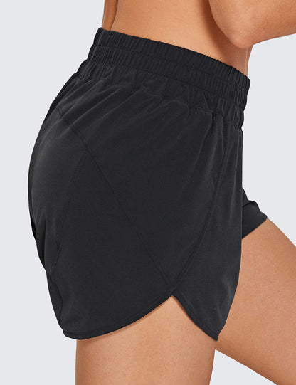 Women's High-Waisted Quick-Dry Running Shorts