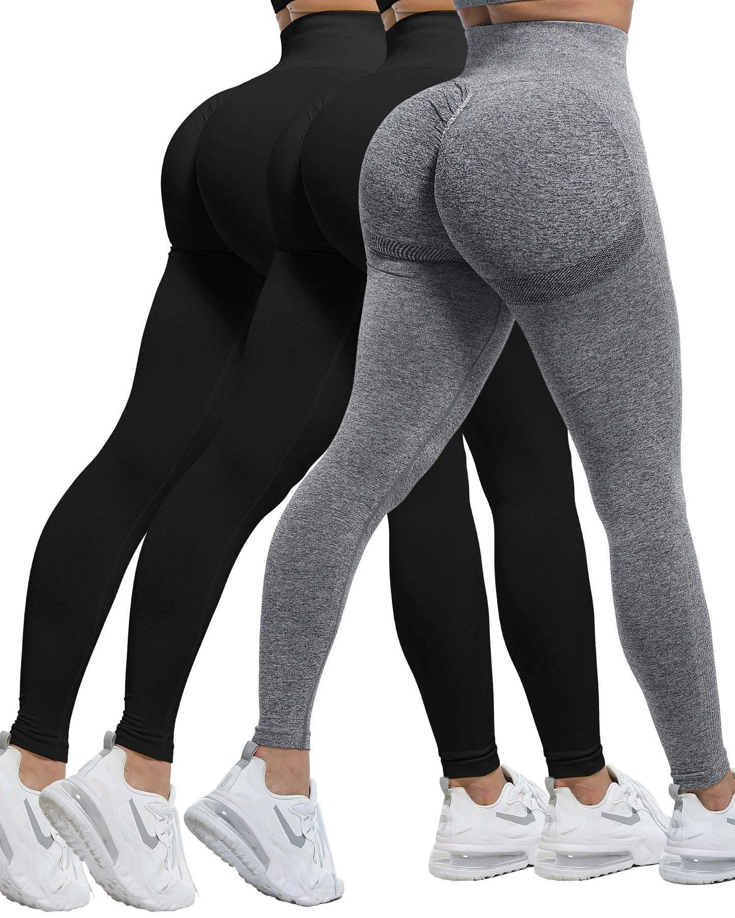 Women's Seamless Butt-Lifting Leggings Set 3-Piece