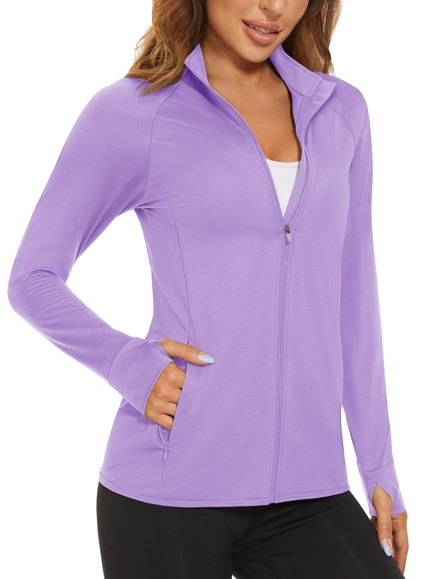 Women's UPF 50+ Lightweight Outdoor Zip Jacket