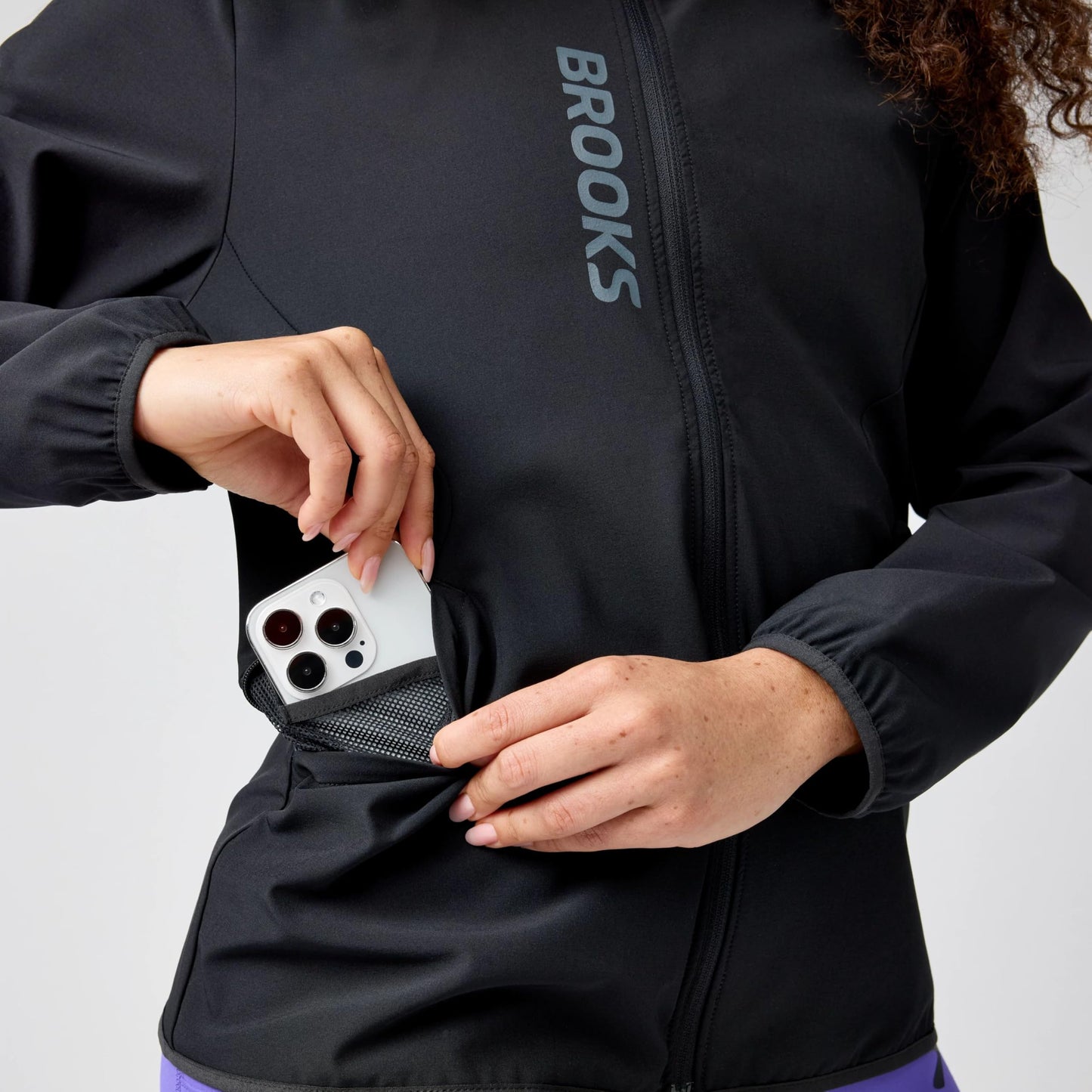Women's Lightweight Windproof Running Jacket UPF 50+