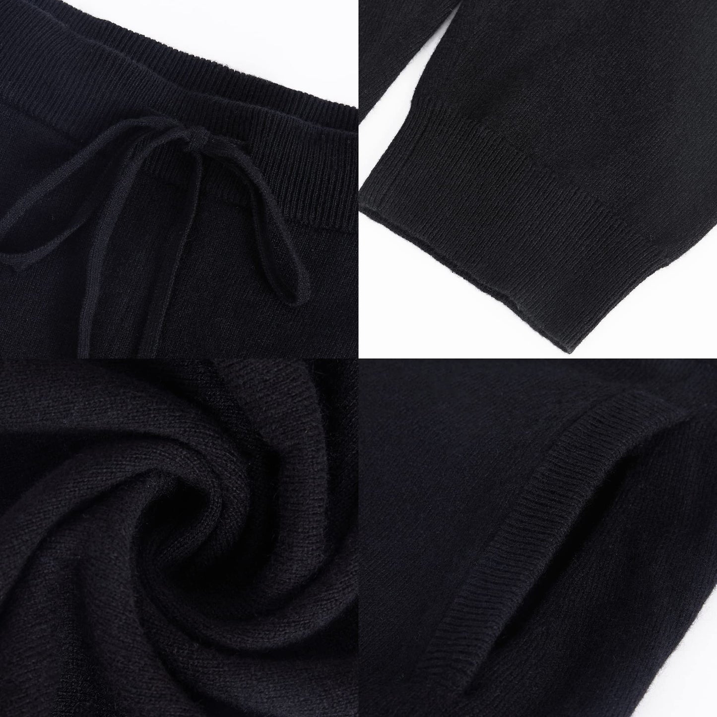 Women's High-Waisted Cashmere Jogger Sweatpants