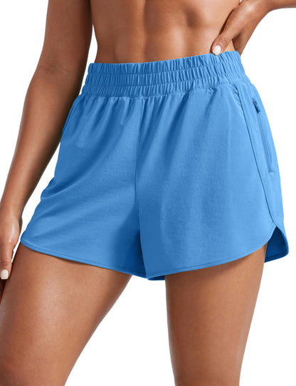 Women's High-Waisted Quick-Dry Running Shorts
